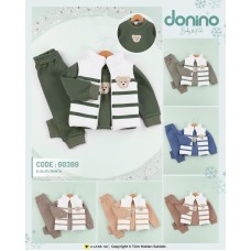 DONINO 60399 3IP ŞARDONLU HIRKALI 3LÜ TAKIM