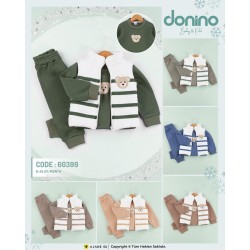 DONINO 60399 3IP ŞARDONLU HIRKALI 3LÜ TAKIM