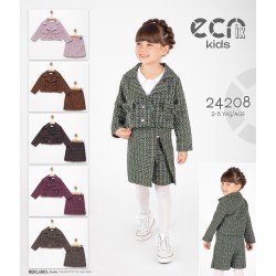 ECRIX 24208 CEKETLI ŞORT ETEK 2LI TAKIM