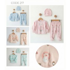 ELBEBEK 217 ŞAPKALI PATIKLI ELDIVENLI  TK