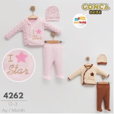 GONCA ZEM 4262 STAR ÜÇLÜ ZIBIN TAKIMI