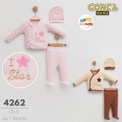 GONCA ZEM 4262 STAR ÜÇLÜ ZIBIN TAKIMI