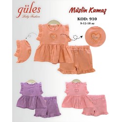 GÜLES 910 KALPLI MUSLIN KIZ TKM