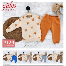 GÜLES 924 ÜÇIPLIK TAKIM