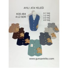GÜNSAN 0484 AYILI TRIKO ERKEK YELEK
