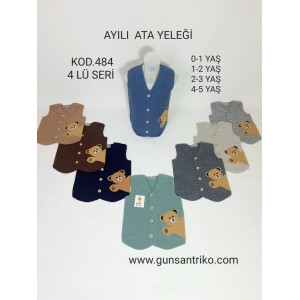 GÜNSAN 0484 AYILI TRIKO ERKEK YELEK