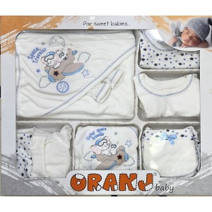 ORANJ 0211 DESENLI 11LI KUTU SET