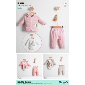HOPPALA H-4154 BUNNY KDF ÜÇLÜ TAKIM