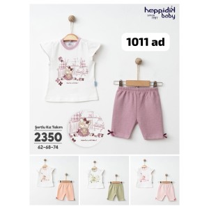 HOPPIDIK 2350 FIYONKLU AYI KISA KIZ 2LI TAKIM