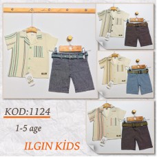 ILGIN 1124 KETEN GÖMLEK TAKIM 1-5 YAŞ