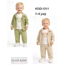 ILGIN 1311 KETEN CEKETLİ ÜÇLÜ TKM 1-2-3-4 YAŞ