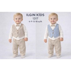 ILGIN 1317 YELEKLİ ÜÇLÜ TK 6-9-12-18 AY