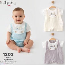IQBABY 1202 YELKENLI MÜSLIN ERKEK TULUM YAZ