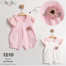 IQBABY 1210 ÖRME ÇIÇEKLI KIZ TULUM YAZ