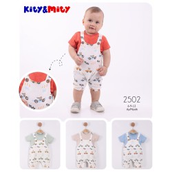 KITY MITY 2502 MÜSLİN ERKEK KISA SALOPET