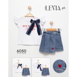 LEVIA 6050 KOT ETEK T-SHIRT TAKIM 2-3-4-5 YAŞ

