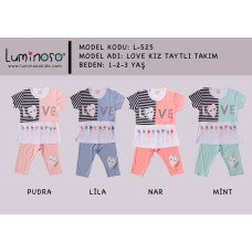 LUMINOSO 525 LOVE KISA KIZ TAYTLI TAKIM