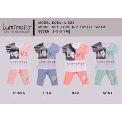 LUMINOSO 525 LOVE KISA KIZ TAYTLI TAKIM