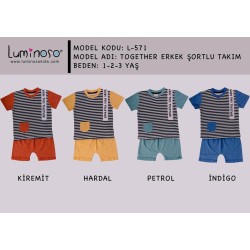 LUMINOSO 571 TOGETHER ERKEK ŞORTLU TAKIM