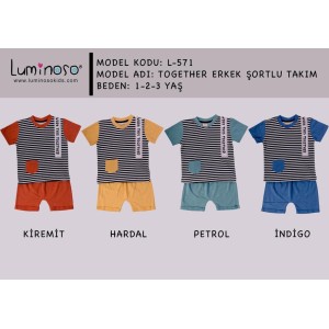 LUMINOSO 571 TOGETHER ERKEK ŞORTLU TAKIM