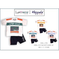 LUMINOSO L-1778 STAY ERKEK ŞORT TAKIM