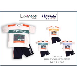 LUMINOSO L-1778 STAY ERKEK ŞORT TAKIM