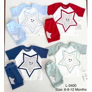 LUMINOSO 3400 STAR ERKEK ŞORT TAKIM 6-12 AY