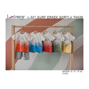 LUMINOSO L-321 SURF ERKEK KISA TAKIM 6-9-12 AY