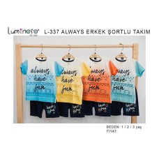 LUMINOSO L-337 ALWAYS ERKEK KISA TAKIM 1-3 YA