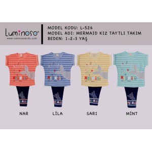 LUMINOSO L-526 MERMAID KIZ TAYTLI TAKIM