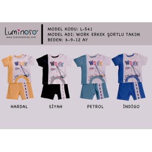 LUMINOSO L-541 WORK ERKEK KISA TAKIM 6-9-12 AY