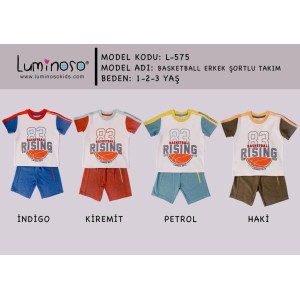 LUMINOSO L-575 BASKET ERKEK KISA TAKIM 1-3 YA