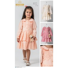 MALIKON 852 GÜPÜRLÜ ELBISE 2-3-4-5 YAŞ