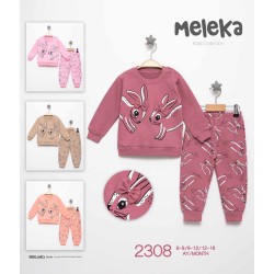 MELEKA 2308 TAVŞAN 2IP 2LI KIZ TAKIM