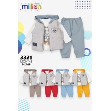 MILLION 3321 KOALA ŞIŞME 3LÜ TAKIM