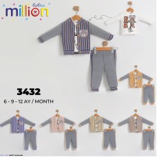 MILLION 3432 AYILI 3LÜ ERKEK TAKIM
