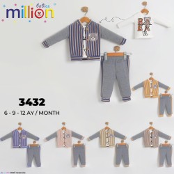 MILLION 3432 AYILI 3LÜ ERKEK TAKIM
