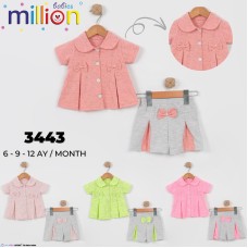 MILLION 3443 PAPYON KIZ 2LI KISA TAKIM
