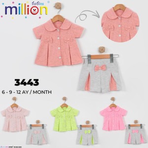 MILLION 3443 PAPYON KIZ 2LI KISA TAKIM
