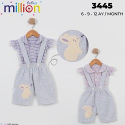 MILLION 3445 TAVŞAN SALOPET KISA KIZ TULUM