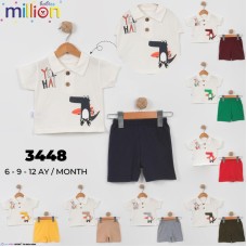 MILLION 3448 BASKILI LAKOST ERKEK 2LI TAKIM