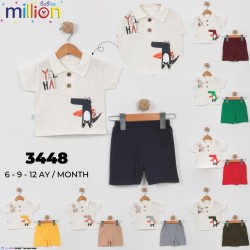 MILLION 3448 BASKILI LAKOST ERKEK 2LI TAKIM