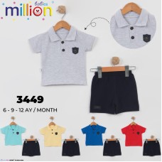 MILLION 3449 ARMALI LAKOST 2LI ERKEK TAKIM