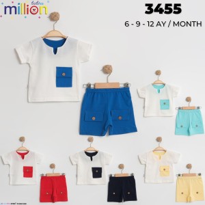 MILLION 3455 LAKOST CEPLI KISA ERKEK TAKIM
