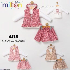 MILLION 4115 YELEK ETEK 3LÜ TAKIM
