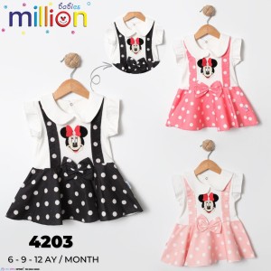 MILLION 4203 ASKILI ELBISE KISA
