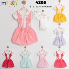 MILLION 4205 ÇIÇEKLI BAHÇIVAN KISA KIZ TULUM
