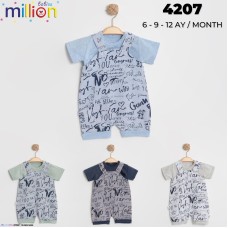 MILLION 4207 YAZILI BAHÇIVAN KISA ERKEK TULUM
