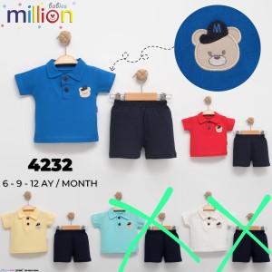 MILLION 4232 AYI NAKIŞ LAKOST ERKEK TAKIM 
