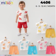 MILLION 4406 KAPLUMBAĞA KIZ 2LI TAKIM YAZ